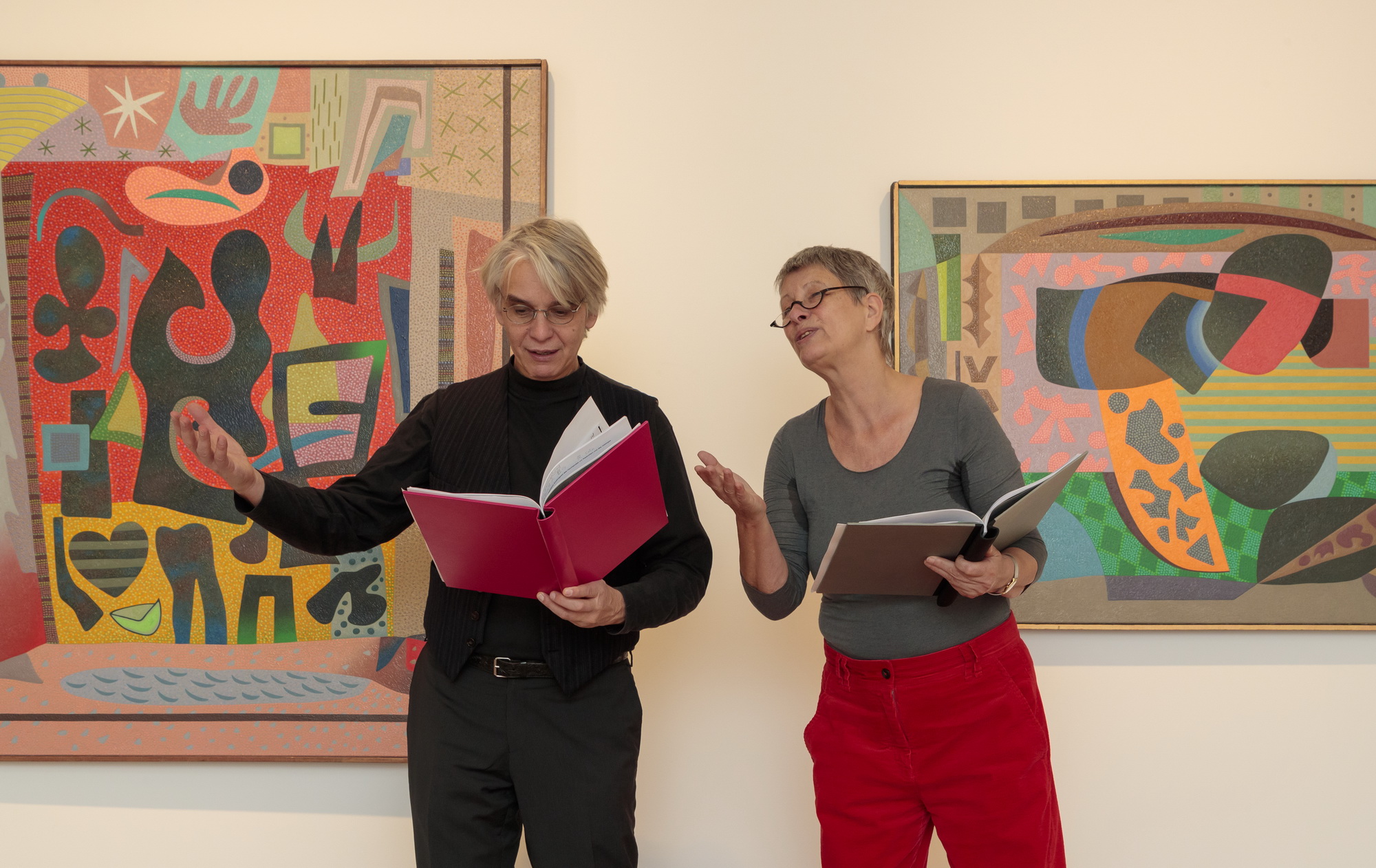 Szenische Rezitation mit Lisa Kraus und Rüdiger Erk: "Meine Malerei ist Dichtung, die Schwester meiner Wortkunst", Städtische Galerie.