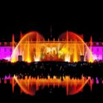 Wassershow “Aquatique” mit einer Licht-Wasser-Inszenierung des Ludwigsburger Schlosses.