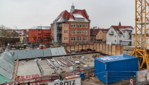 Bietigheim: Hillerschule, Bau neue Sporthalle