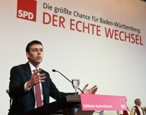 Politischer Aschermittwoch der SPD im Forum am Schlosspark in Ludwigsburg.
