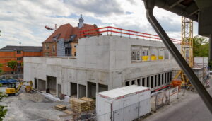 Bietigheim: Hillerschule, Bau neue Sporthalle