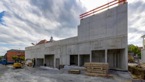 Bietigheim: Hillerschule, Bau neue Sporthalle