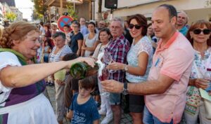 Besigheim: Winzerfest, Festumzug durch die mittelalterliche Stadt